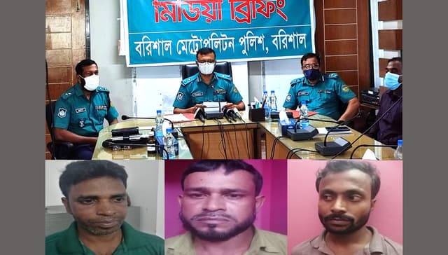 বরিশালে আলোচিত দুই হত্যাকাণ্ডের ৬০ দিনের মধ্যে আসামী গ্রেফতার