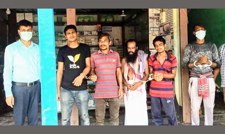 গোয়ালন্দে ৫ মাদকসেবীকে ভ্রাম্যমাণ আদালতে কারাদন্ড