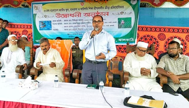 নলছিটিতে গ্রীস্ম কালীন ক্রিড়া প্রতিযোগিতার উদ্ধোধন
