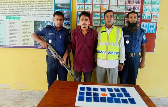 ৩৭৫৫ পিস ইয়াবাসহ মাদক ব্যবসায়ী আটক