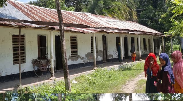 কেশবপুরে ঝুঁকিপূর্ণ ভবনেই চলছে মাদ্রাসার সাড়ে তিনশ' শিক্ষার্থীর ক্লাস