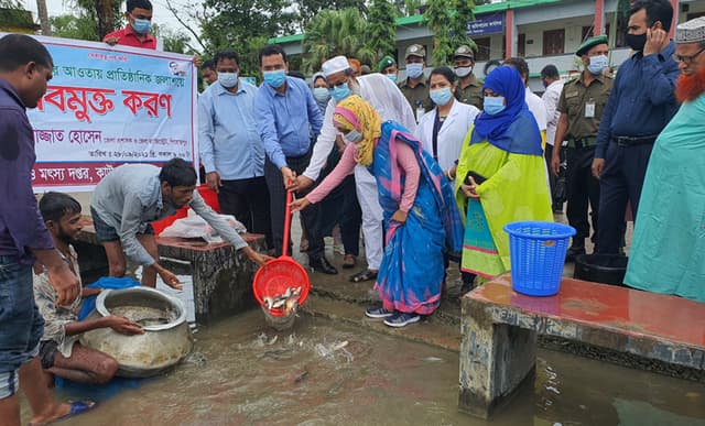 প্রধানমন্ত্রীর ৭৫ তম জন্ম বার্ষিকী উপলক্ষ্যে কাউখালীতে নানা কর্মসূচি