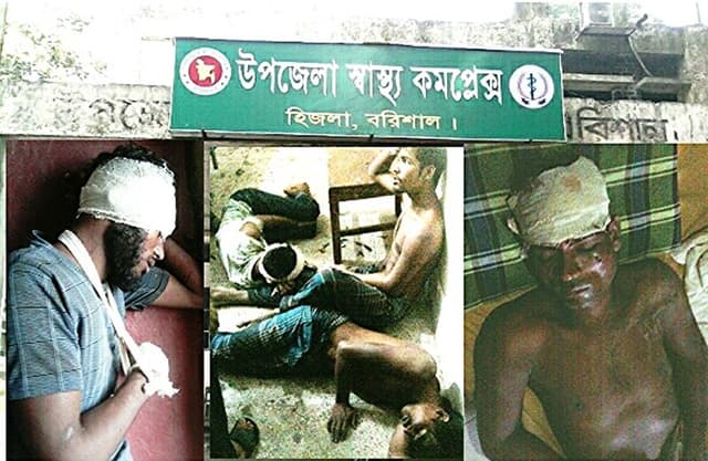 হিজলায় জনতার হাতে ডাকাত আটক