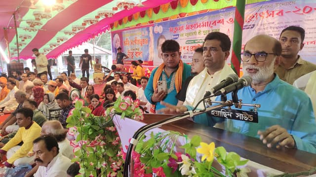বিএনপি-জামায়াত ক্ষমতায় আসলে সনাতন ধর্মাবলম্বীদের নিরাপত্তা থাকে না: শ.ম রেজাউল
