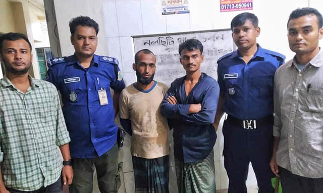 নলছিটিতে ইলিশ শিকার করায় দু'জনকে কারাদন্ড