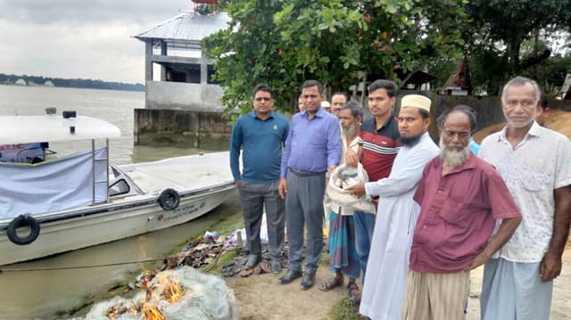ঝালকাঠিতে ৩১ হাজার মিটার জাল ও ৫২ কেজি ইলিশ জব্দ