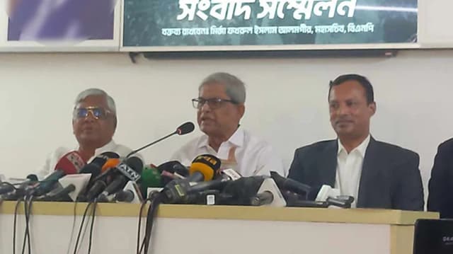 কোনো কিছুতেই সমাবেশ আটকানো যাবে না: ফখরুলের হুশিয়ারী