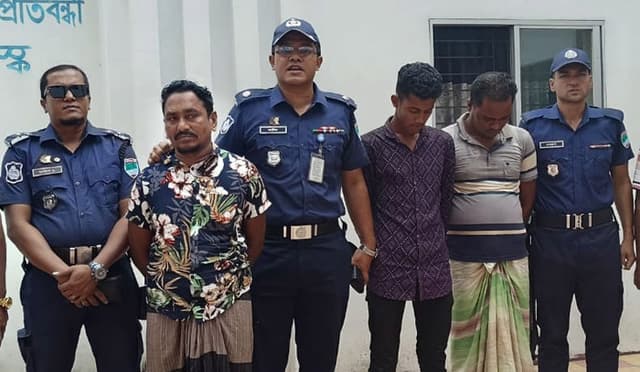 আন্তঃবিভাগীয় মোটরসাইকেল চোর চক্রের তিন সদস্য গ্রেফতার