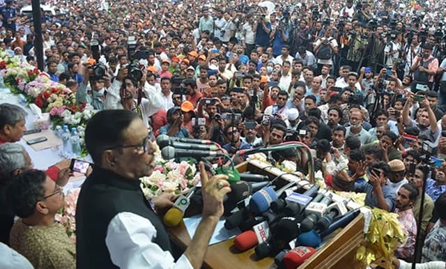বিএনপিকে বুঝিয়ে দেয়া হবে ‘জনসমাগম কাকে বলে: কাদের