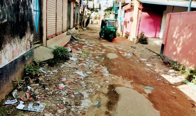 সরাইল-টিঘর রাস্তায় চরম দুর্ভোগ