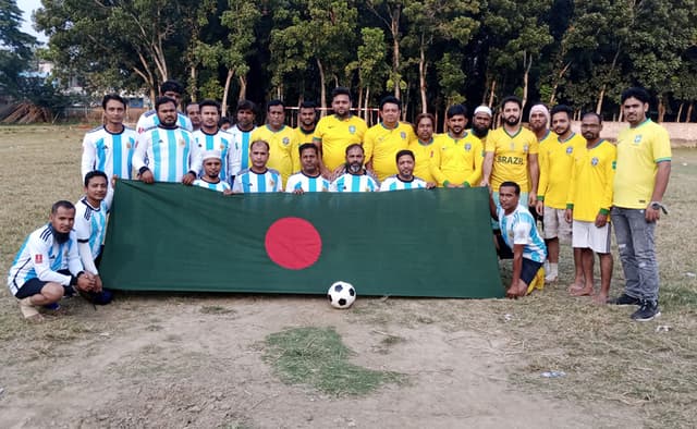 গোয়ালন্দে আর্জেন্টিনাকে হারিয়ে ব্রাজিল জয়ী