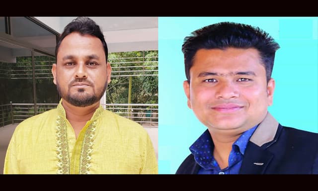 নওগাঁ স্বেচ্ছাসেবক লীগের দায়িত্বে রাসেল ও নূর