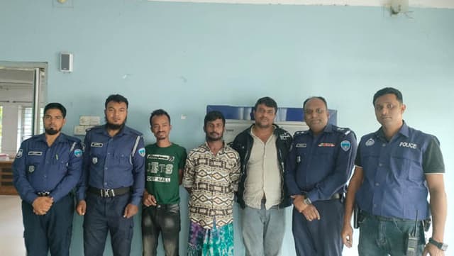 ডাকাতির প্রস্তুতিকালে সরাইলে গ্রেপ্তার ৩