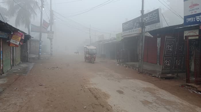 দিনাজপুরে ১০.৬ ডিগ্রি তাপমাত্রা রেকর্ড