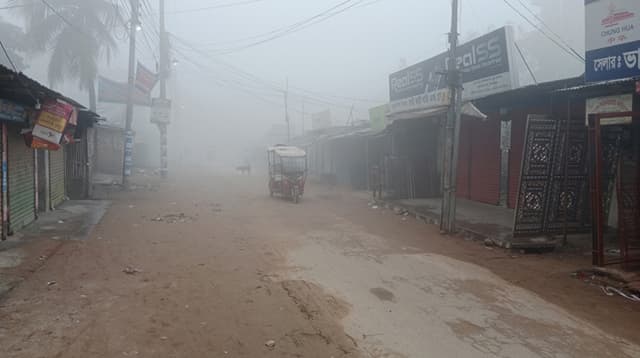 দিনাজপুরে ১০.৬ ডিগ্রি তাপমাত্রা রেকর্ড