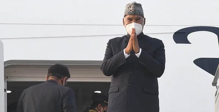 ঢাকায় পৌঁছালেন ভারতের রাষ্ট্রপতি রামনাথ