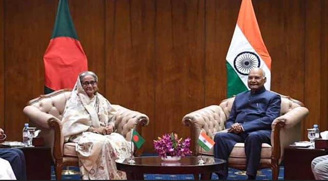 প্রধানমন্ত্রীর সঙ্গে বৈঠকে বসেছেন ভারতের রাষ্ট্রপতি