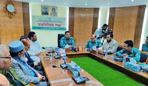 জাতীয় নির্বাচন সুষ্ঠু করতে সাংবাদিকদের সহযোগিতা চাইলেন বিএমপি কমিশনার