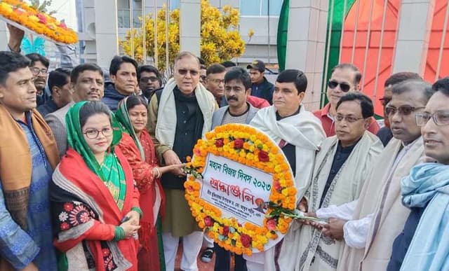 শ্রীমঙ্গলে যথাযোগ্য মর্যাদায় মহান বিজয় দিবস পালিত