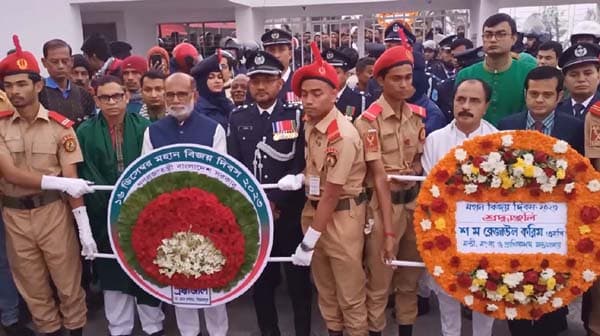 পিরোজপুরে নানা আয়োজনে মহান বিজয় দিবস পালিত