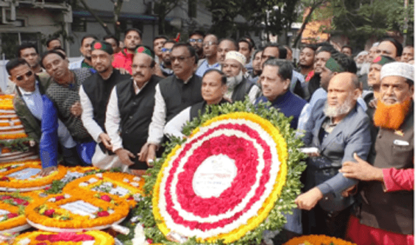 বরিশালে বিনম্র শ্রদ্ধায় বিজয় দিবস উদযাপন
