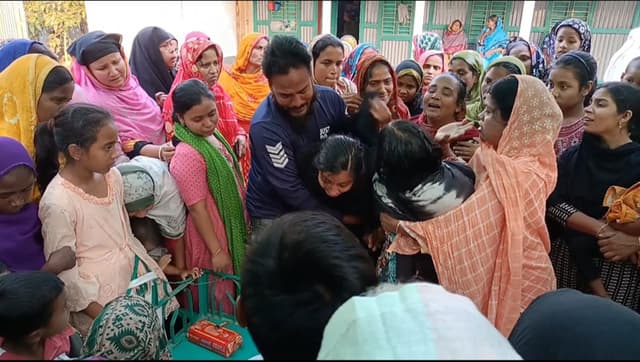 মাধবপুরে ট্রাক চাপায় স্কুল শিক্ষার্থী নিহত