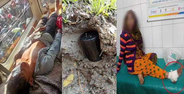 কালকিনিতে বোমা বিস্ফোরণ, আহত-২০