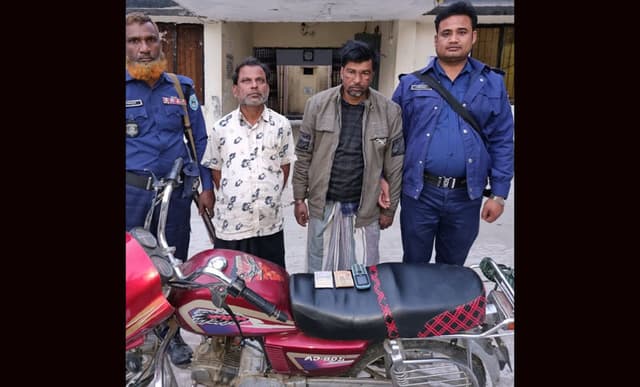 ভূরুঙ্গামারীতে হেরোইনসহ দু'জন গ্রেপ্তার