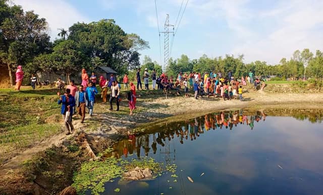 স্বামীর পর এবার পুকুরে ডুবে স্ত্রীর মৃত্যু