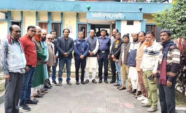 আত্রাইয়ে সাংবাদিকদের সঙ্গে নবাগত ওসির মতবিনিময়