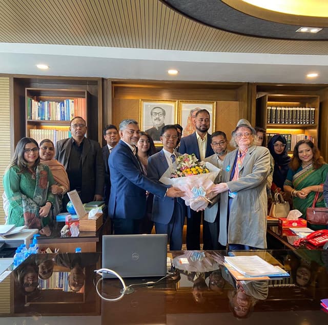 বিটিআরসির নতুন চেয়ারম্যানের সঙ্গে বিআইজিএফ প্রতিনিধিদের সাক্ষাত