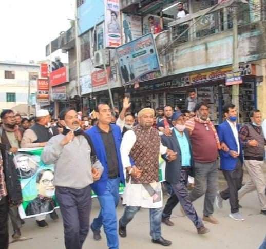 উল্লাপাড়ায় গণতন্ত্রের বিজয় দিবস পালিত