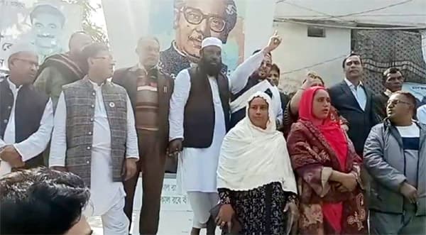 পঙ্কজের সমর্থকদের ওপর হামলার বিচার দাবিতে বিক্ষোভ