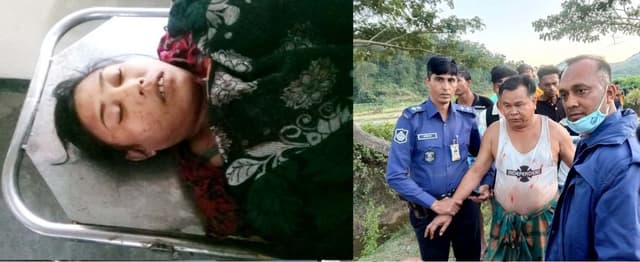 টেকনাফ স্বামীর ছুরিকাঘাতে রাখাইন নারী নিহত